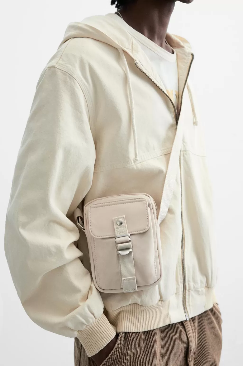 ZARA BANDOLERA TÉCNICA<Hombre Bolsos / Mochilas