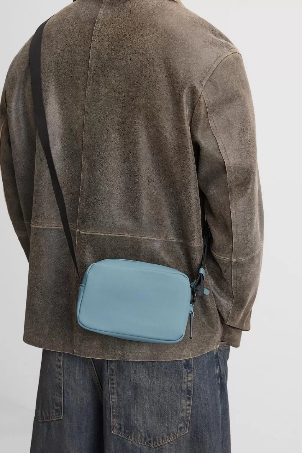ZARA BANDOLERA ENGOMADA<Hombre Bolsos / Mochilas