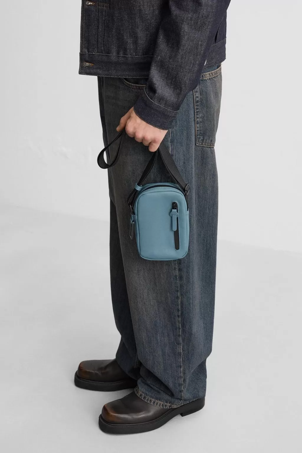 ZARA BANDOLERA ENGOMADA<Hombre Bolsos / Mochilas