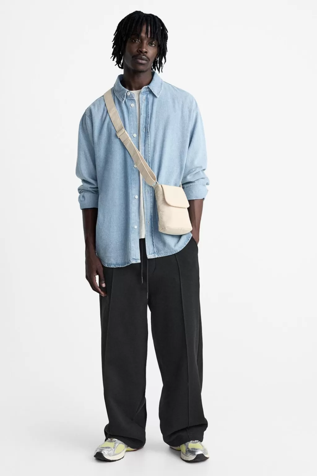 ZARA BANDOLERA NYLON<Hombre Bolsos / Mochilas
