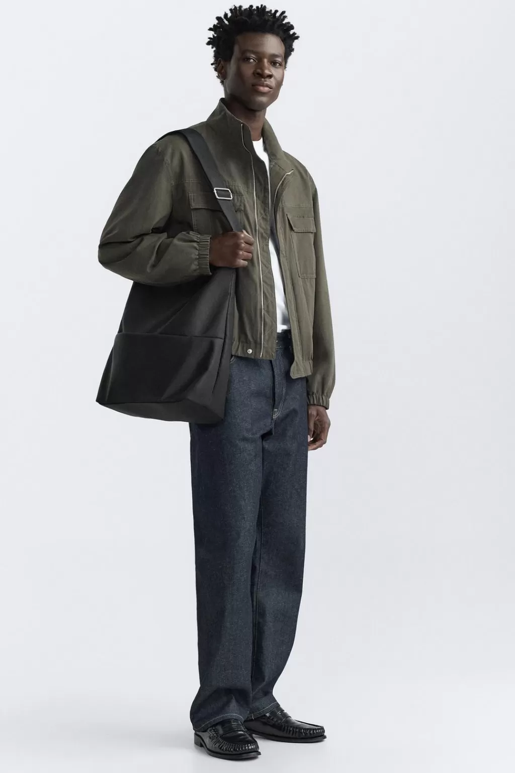 ZARA BANDOLERA NYLON<Hombre Bolsos / Mochilas