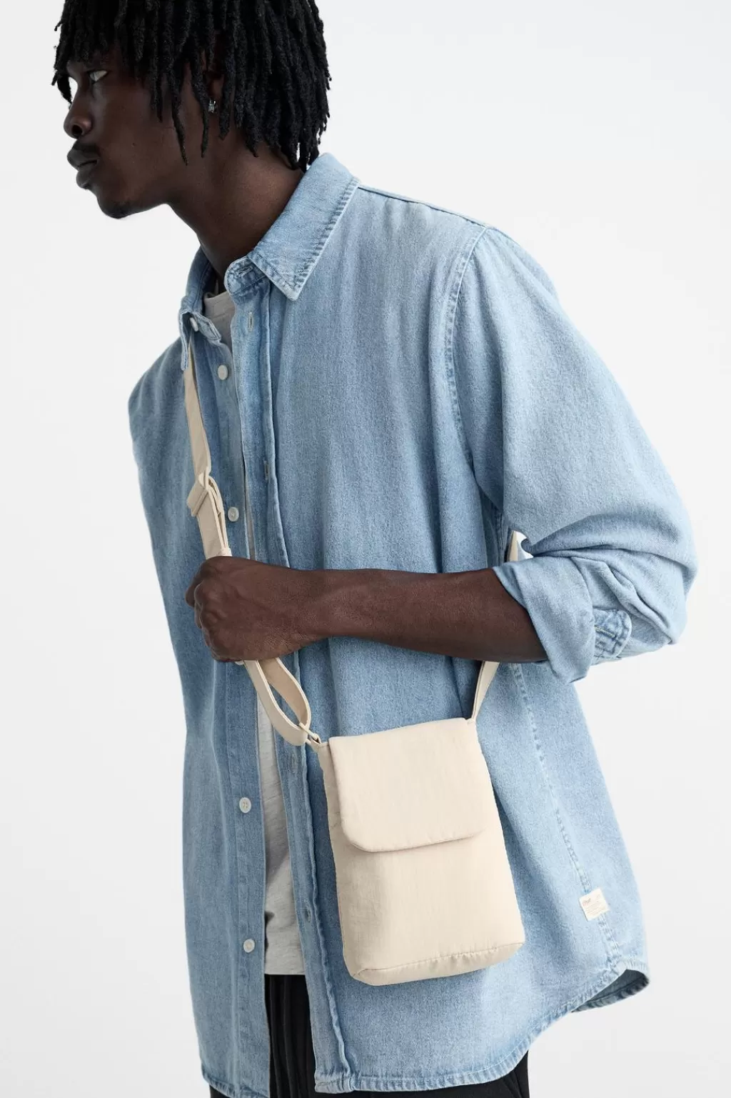 ZARA BANDOLERA NYLON<Hombre Bolsos / Mochilas