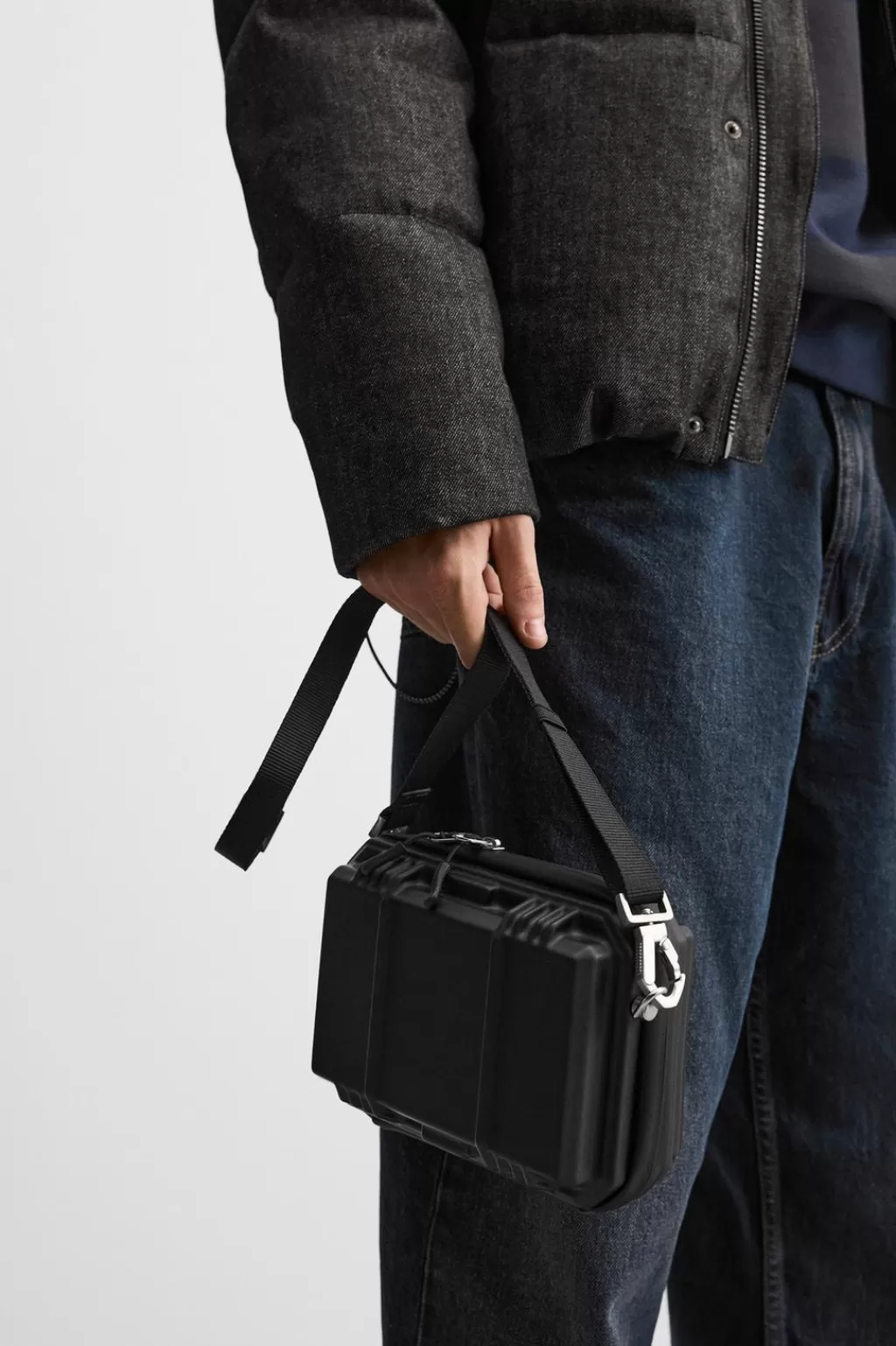 ZARA BANDOLERA RÍGIDA<Hombre Bolsos / Mochilas