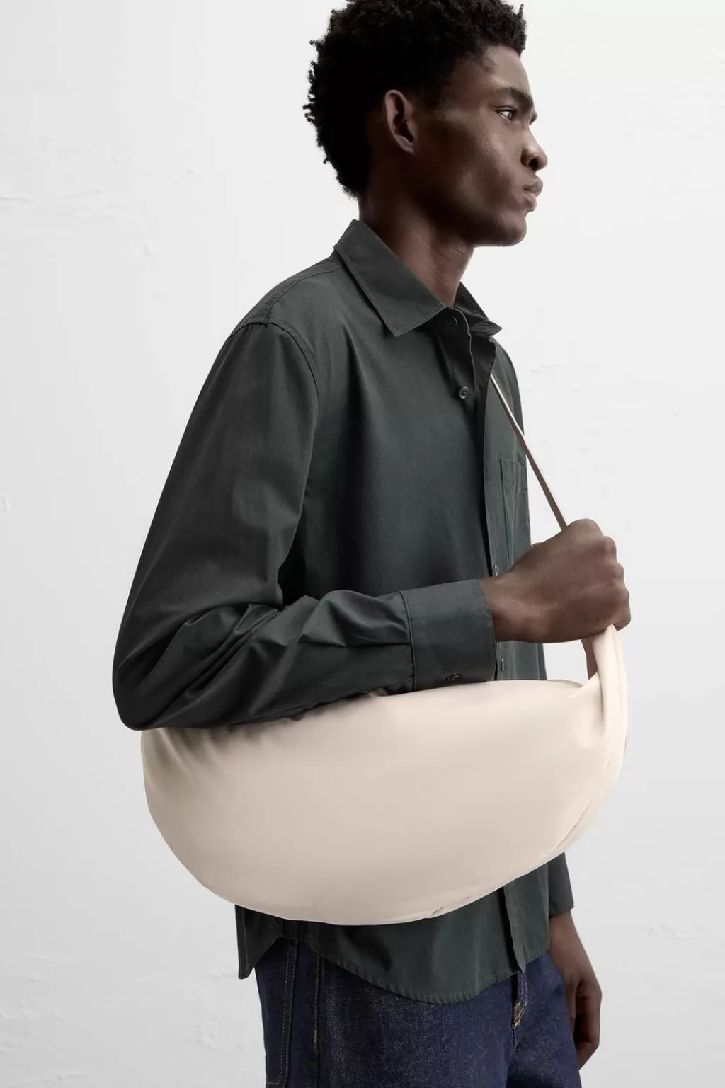 ZARA BANDOLERA SOFT<Hombre Bolsos / Mochilas