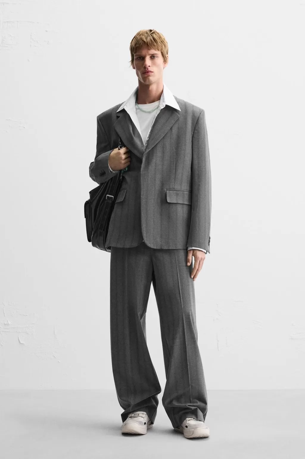 ZARA BLAZER TRAJE RAYAS<Hombre Blazers