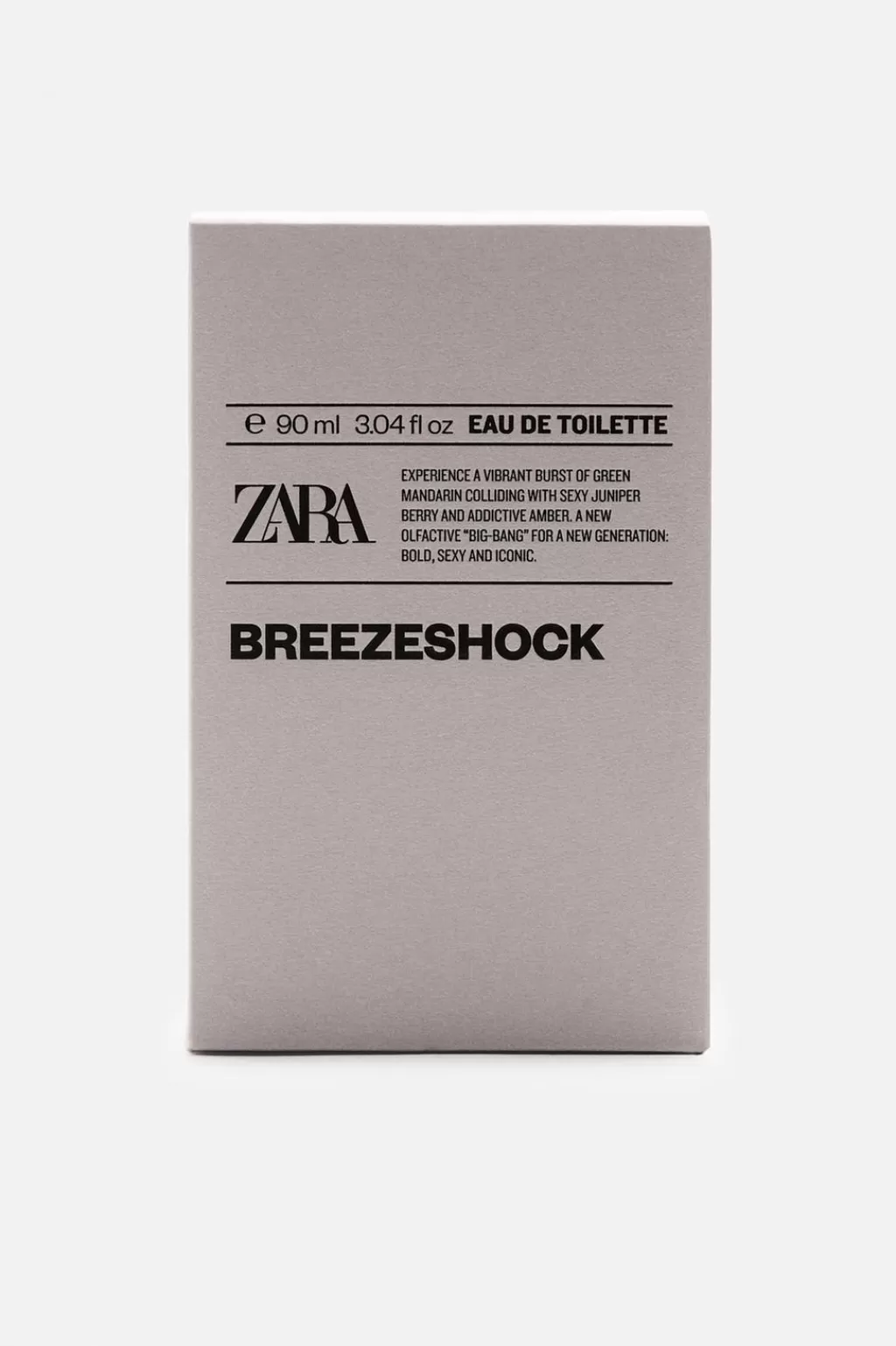 ZARA BREEZESHOCK EDT 90 ML (3.38 FL OZ)<Hombre Perfumes