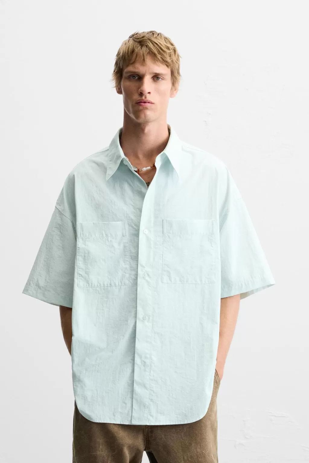 ZARA CAMISA TÉCNICA<Hombre Camisas