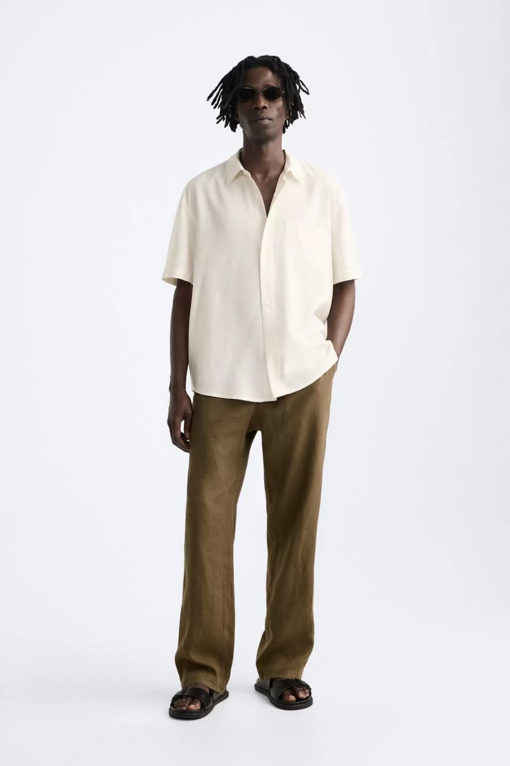 ZARA CAMISA VISCOSA - SEDA<Hombre Camisas