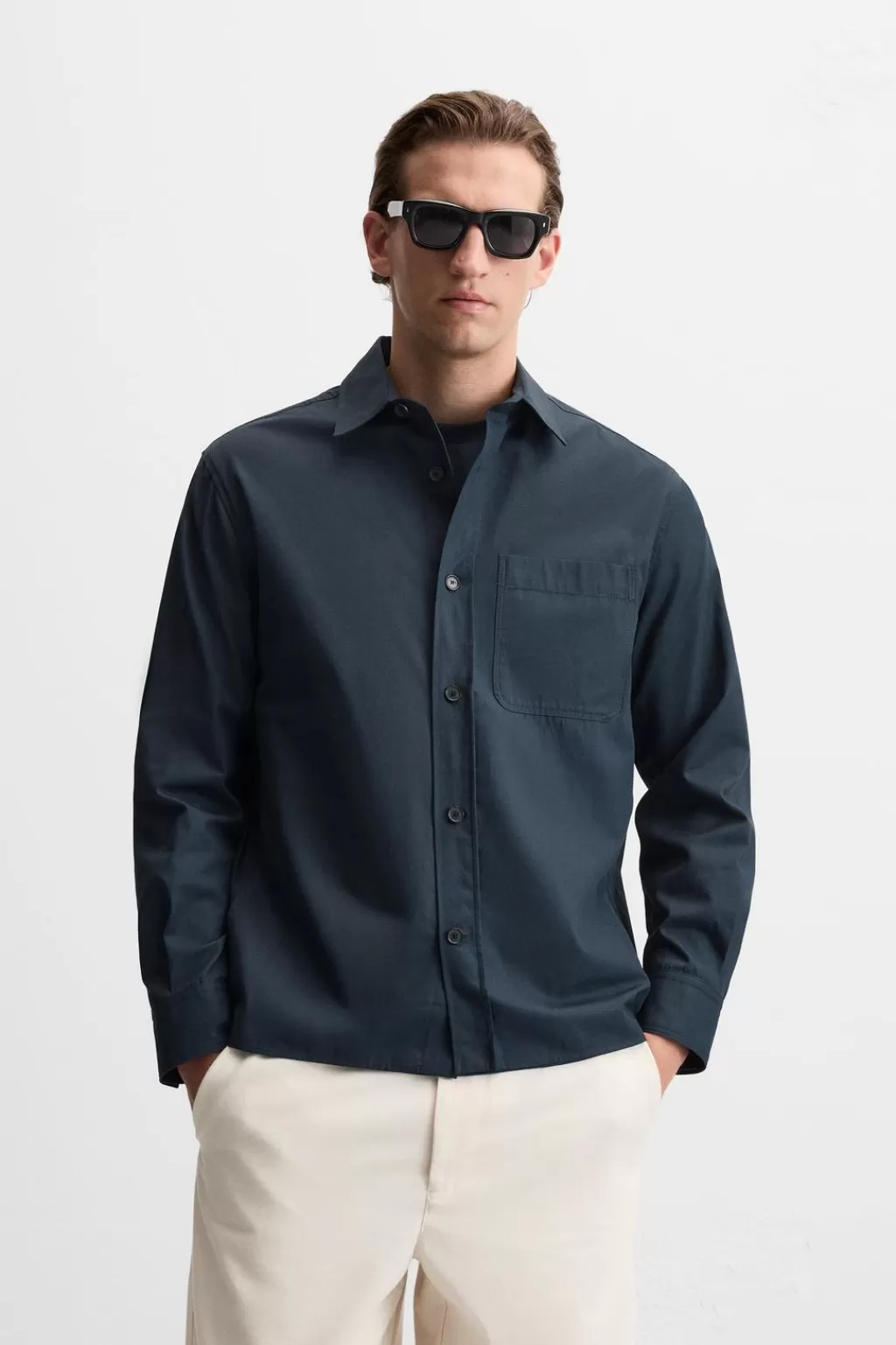 ZARA SOBRECAMISA BOLSILLO<Hombre Sobrecamisas