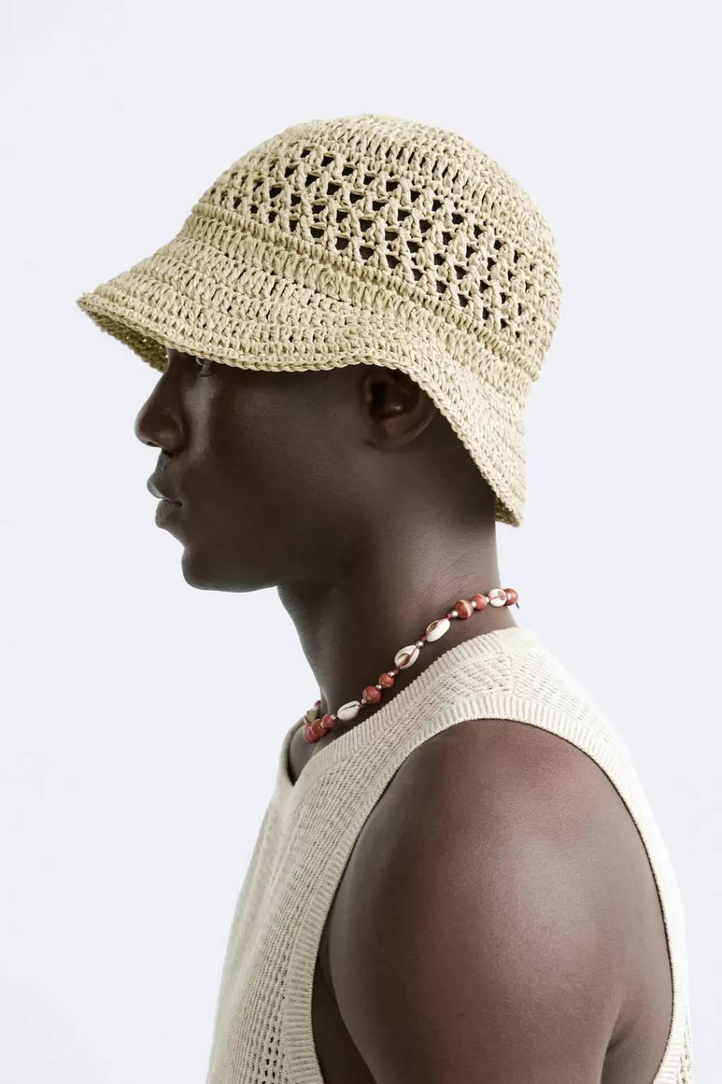 ZARA SOMBRERO CROCHET<Hombre Accesorios