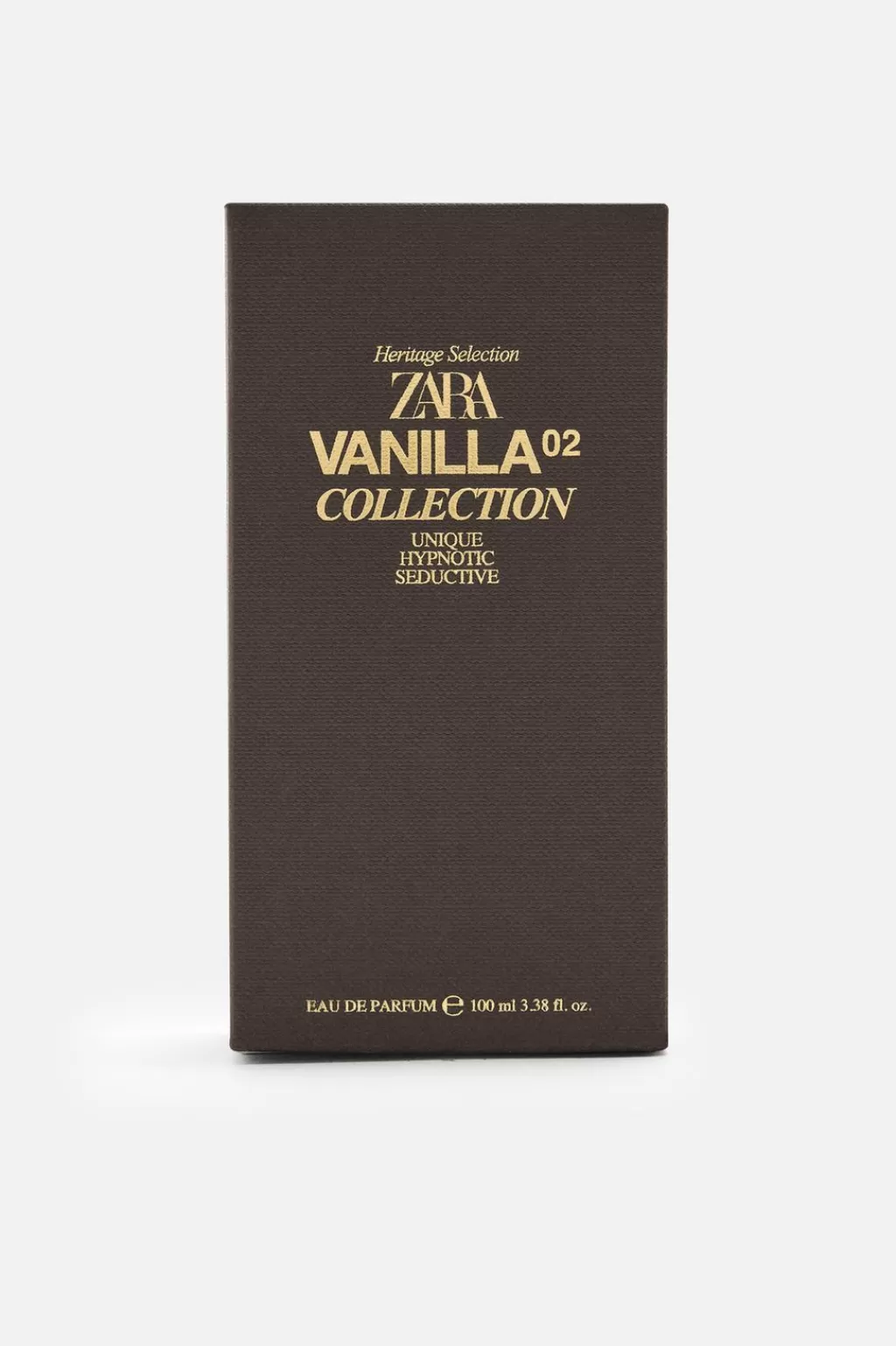 ZARA VANILLA COLLECTION 02: UNIQUE/HYPNOTIC/SEDUCTIVE EDP 100 ML (3.38 FL. OZ)<Hombre Perfumes