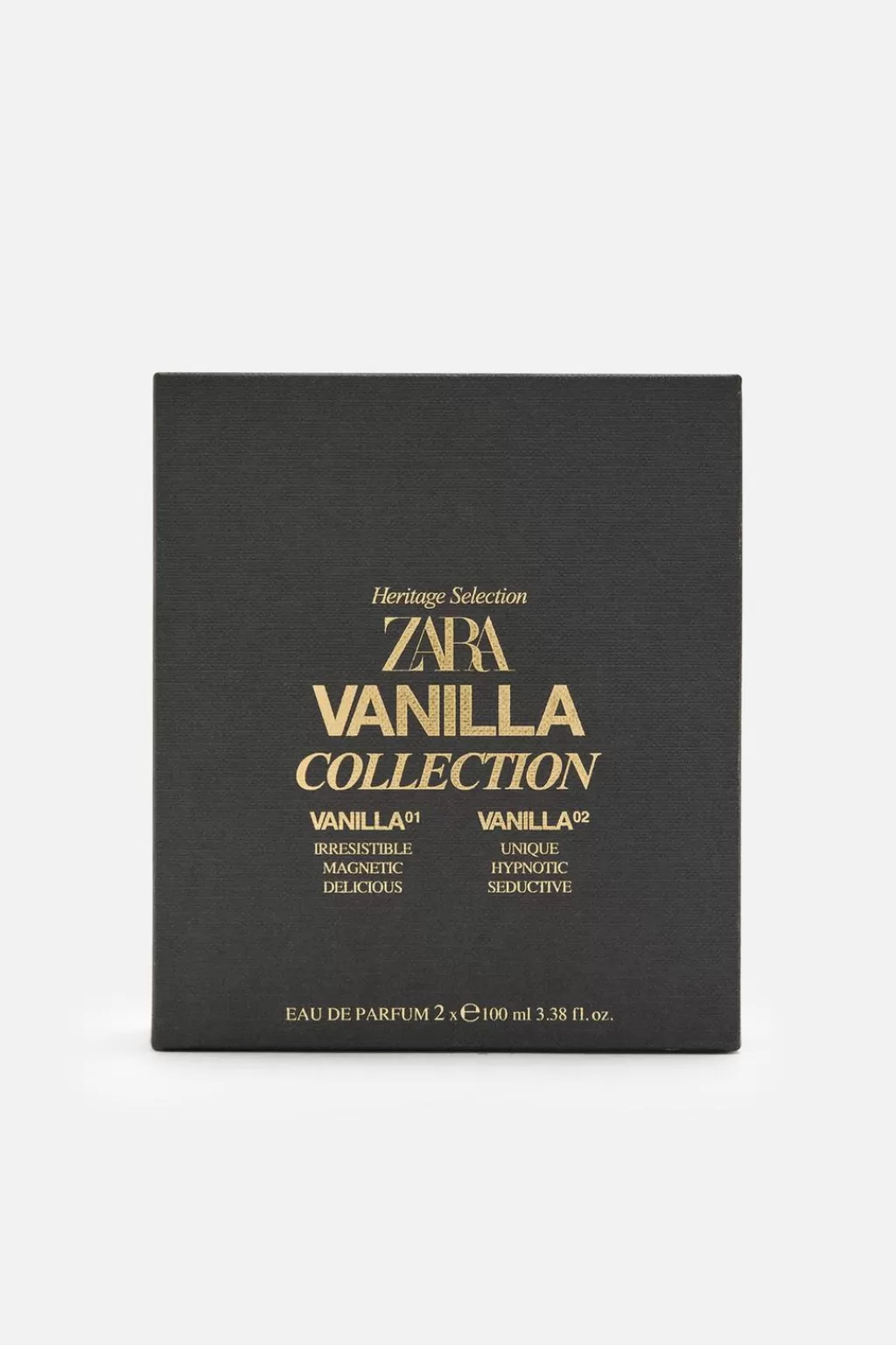 ZARA VANILLA COLLECTION 01+ VANILLA COLLECTION 02 EDP 2 X100 ML (3.38 FL. OZ)<Hombre Perfumes