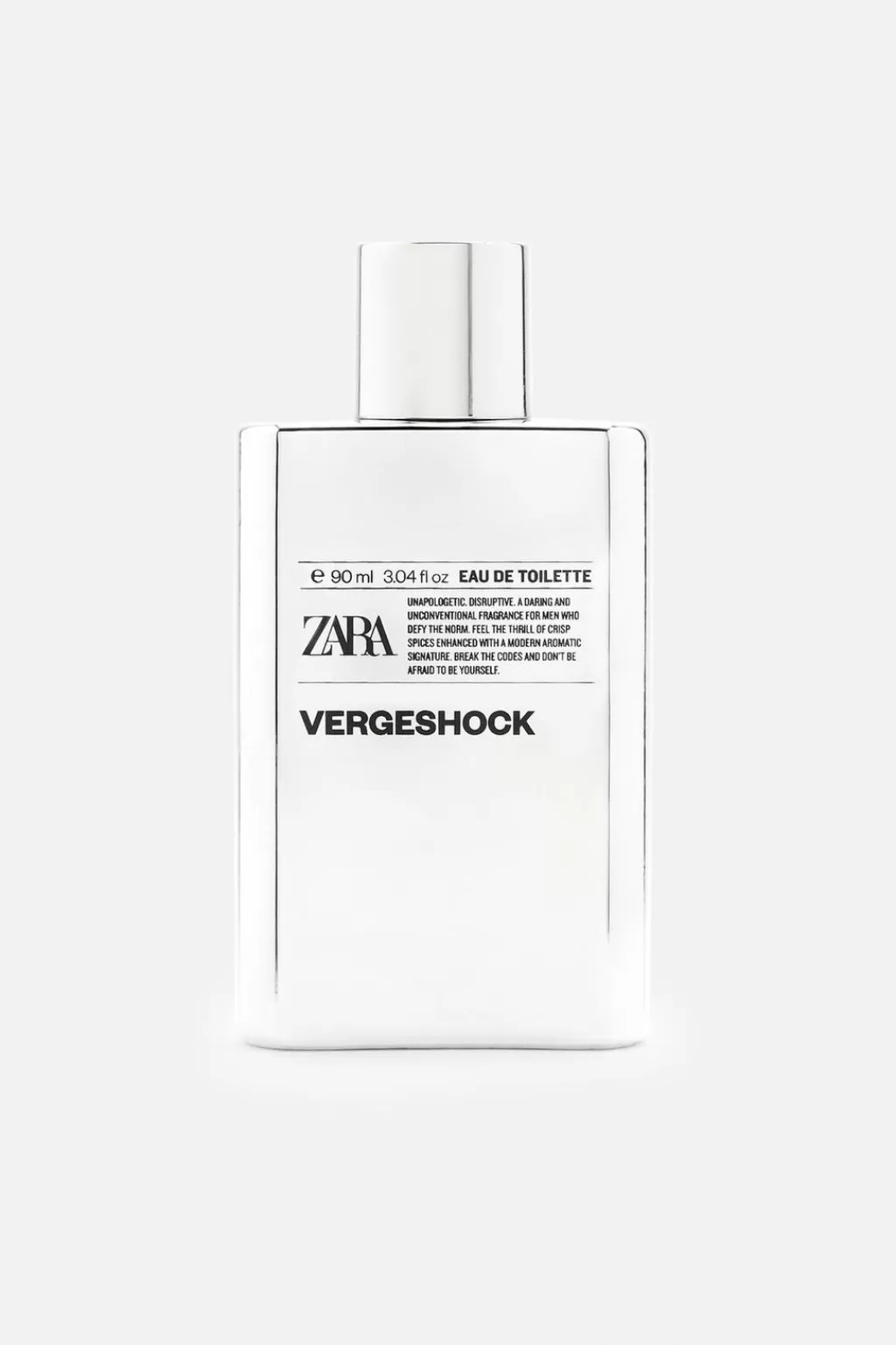 ZARA VERGESHOCK EDT 90 ML (3.38 FL OZ)<Hombre Perfumes