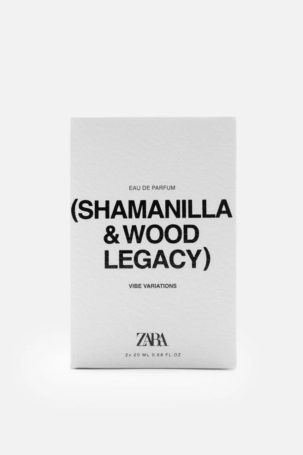 ZARA (WOOD LEGACY) + (SHAMANILLA) EDP 2 X 20ML (0.68 FL OZ)<Hombre Perfumes