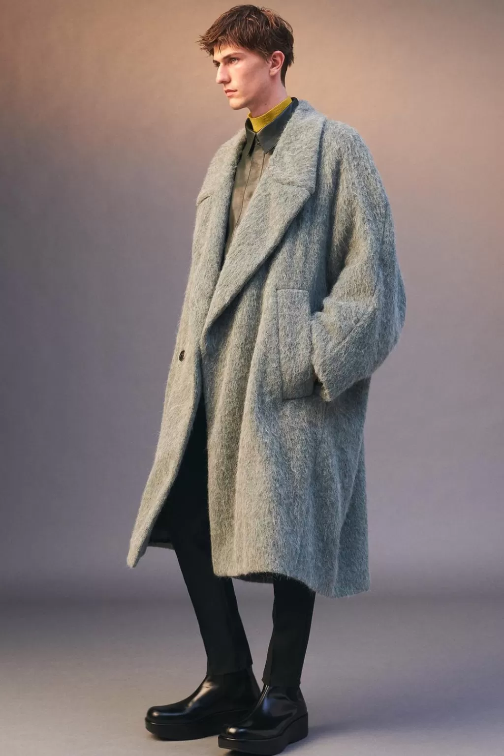 ZARA ABRIGO OVERSIZE LIMITED EDITION<Hombre Cazadoras | Abrigos / Gabardinas