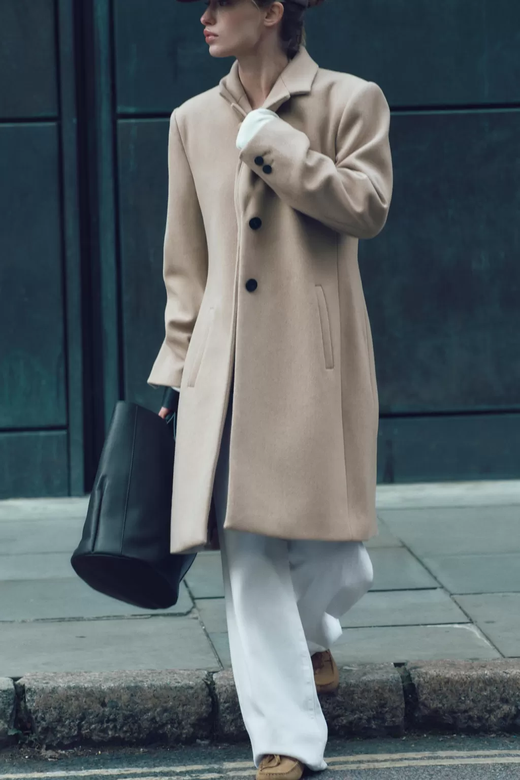 ZARA ABRIGO SOFT<Mujer Abrigos / Anoraks