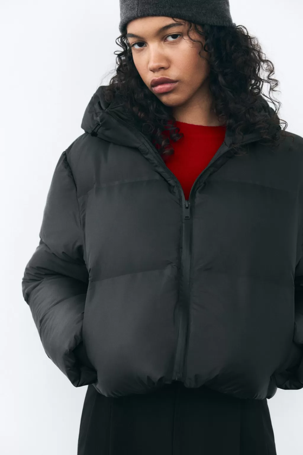 ZARA ANORAK ACOLCHADO WATER REPELLENT<Mujer Abrigos / Anoraks