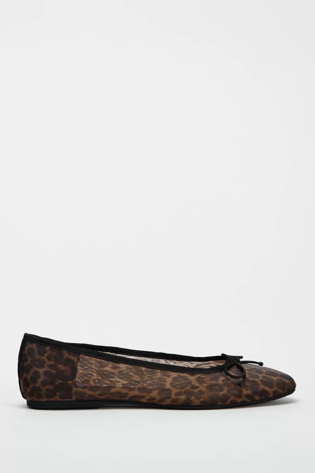 ZARA BAILARINA MESH ESTAMPADO ANIMAL<Mujer Zapatos