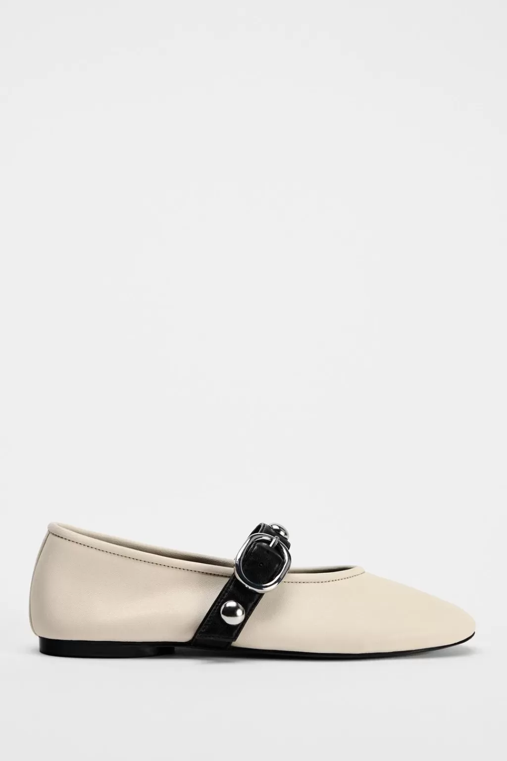 ZARA BAILARINA PIEL TACHAS<Mujer Zapatos