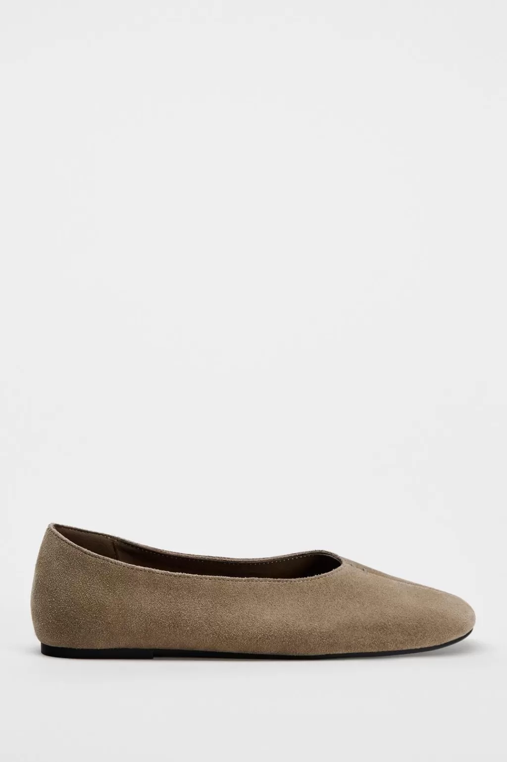 ZARA BAILARINA SERRAJE SOFT<Mujer Zapatos