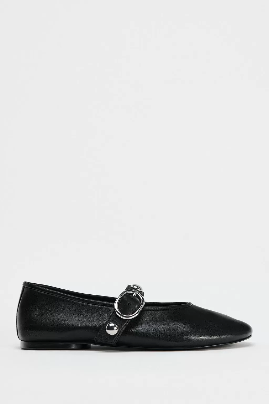 ZARA BAILARINAS TACHAS PIEL<Mujer Zapatos