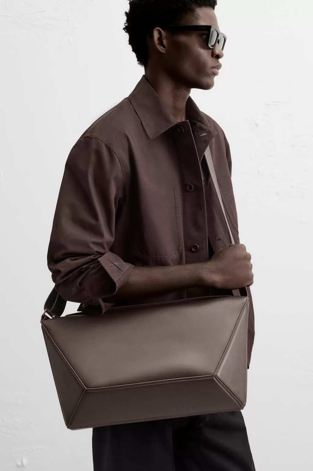 ZARA BANDOLERA PIEL L - LIMITED EDITION<Hombre Piel | Bolsos / Mochilas