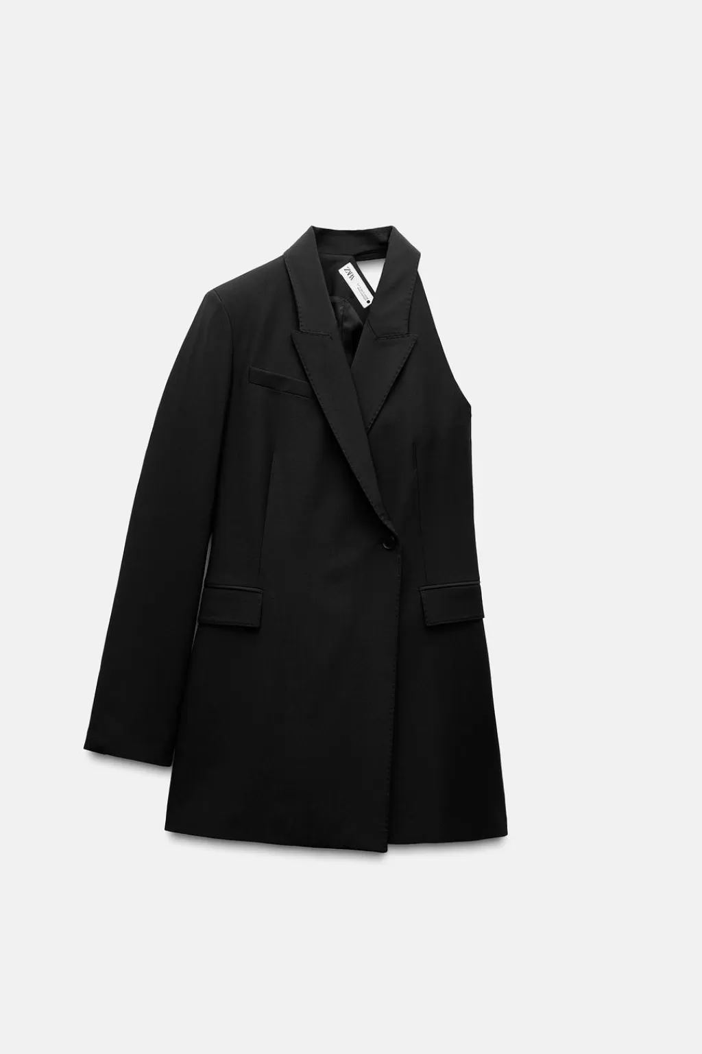 ZARA BLAZER VESTIDO ASIMÉTRICO ZW COLLECTION<Mujer Vestidos