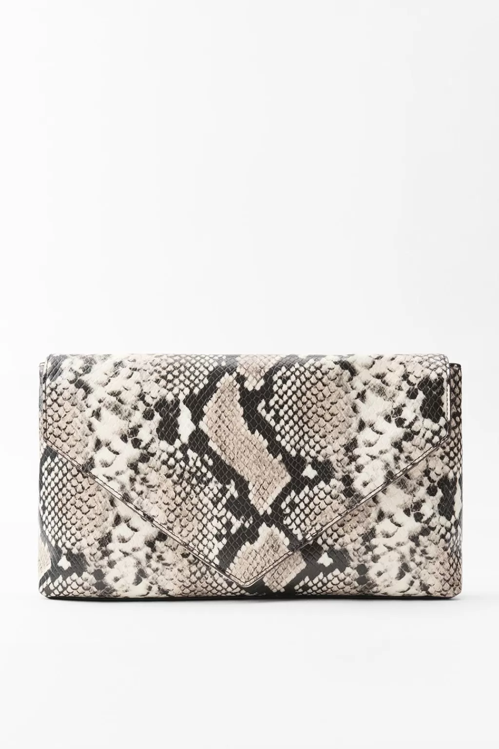 ZARA BOLSO DE MANO PIEL ESTAMPADO ANIMAL<Mujer Accesorios / Bisuteria