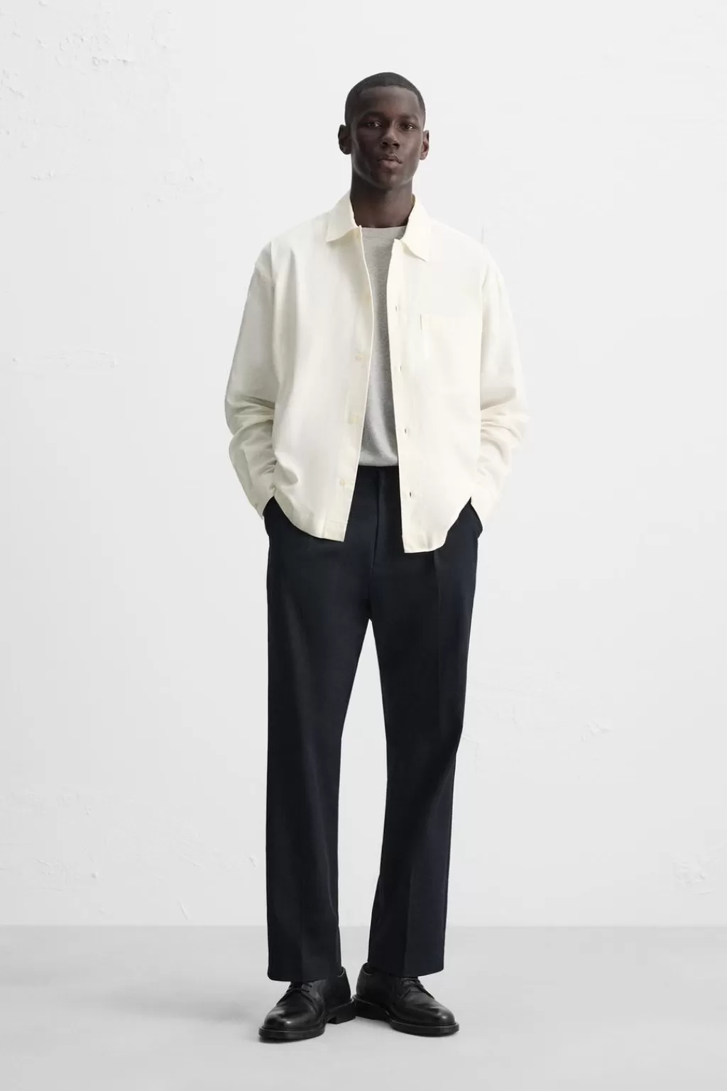 ZARA CAMISA ALGODÓN - LYOCELL<Hombre Camisas