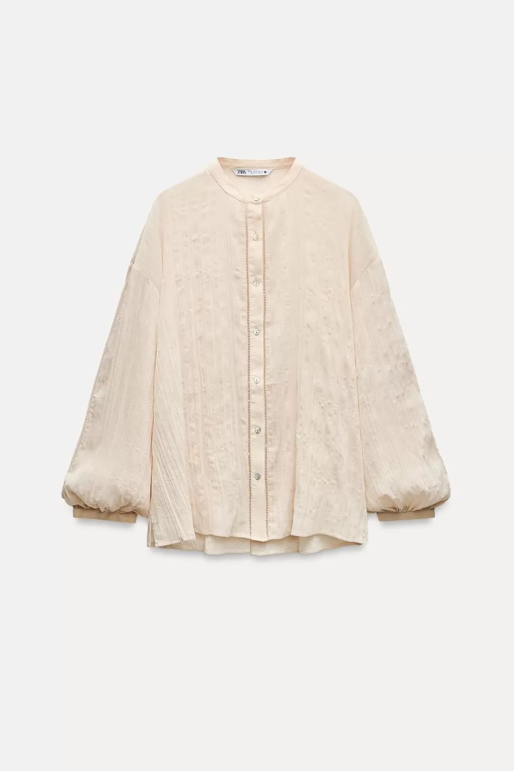 ZARA CAMISA EFECTO ARRUGADO<Mujer Camisas / Blusas