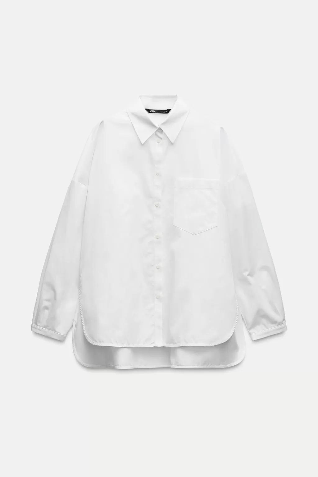 ZARA CAMISA OVERSIZE ABERTURAS<Mujer Camisas / Blusas