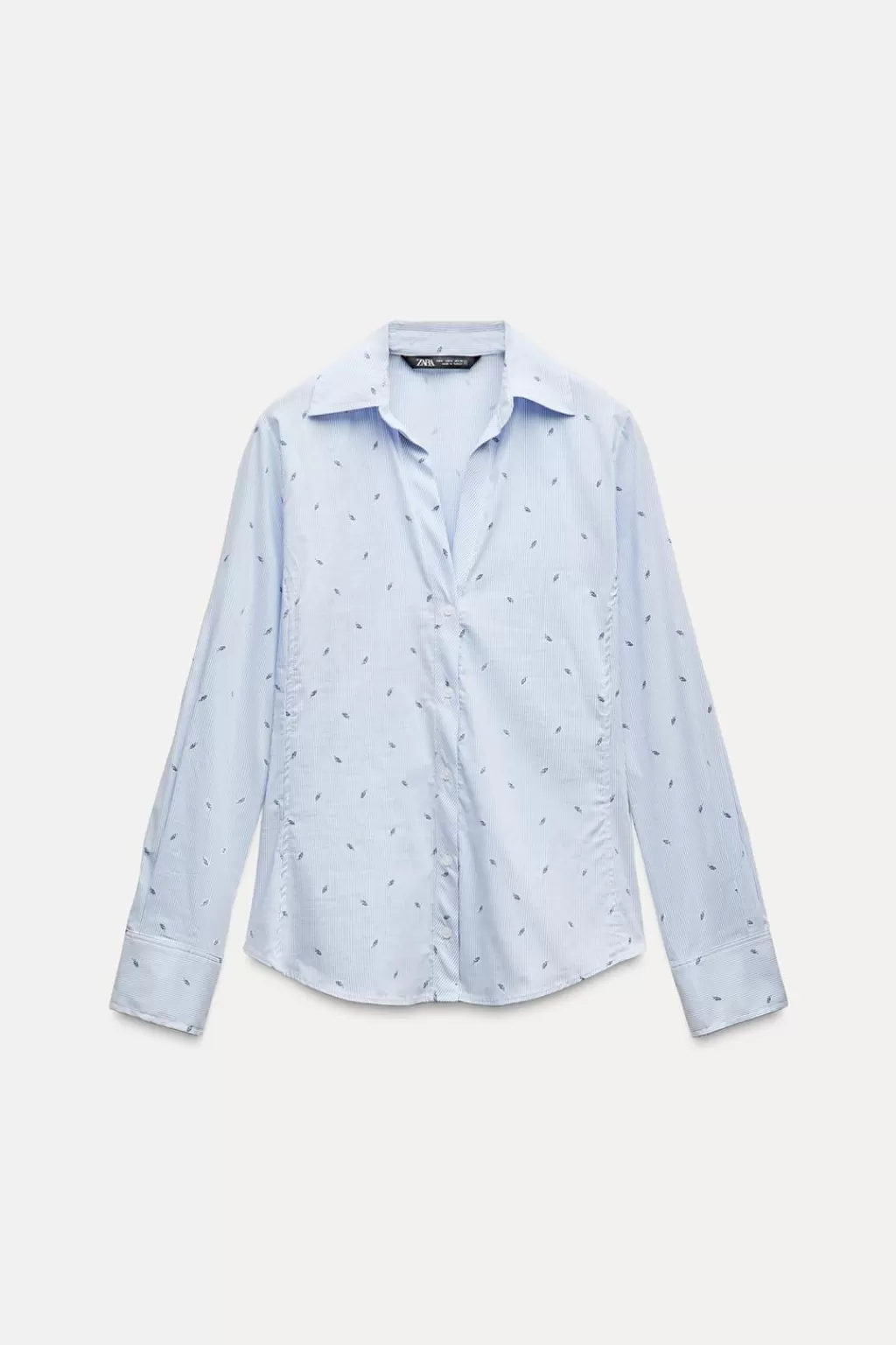 ZARA CAMISA POPELÍN ESTAMPADA<Mujer Camisas / Blusas