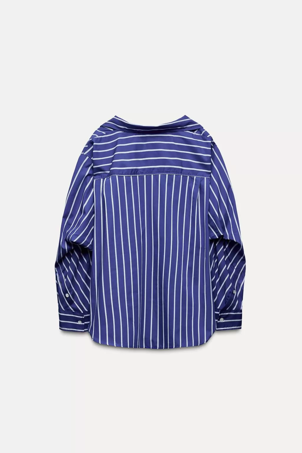 ZARA CAMISA RAYAS MANGA MURCIÉLAGO<Mujer Camisas / Blusas