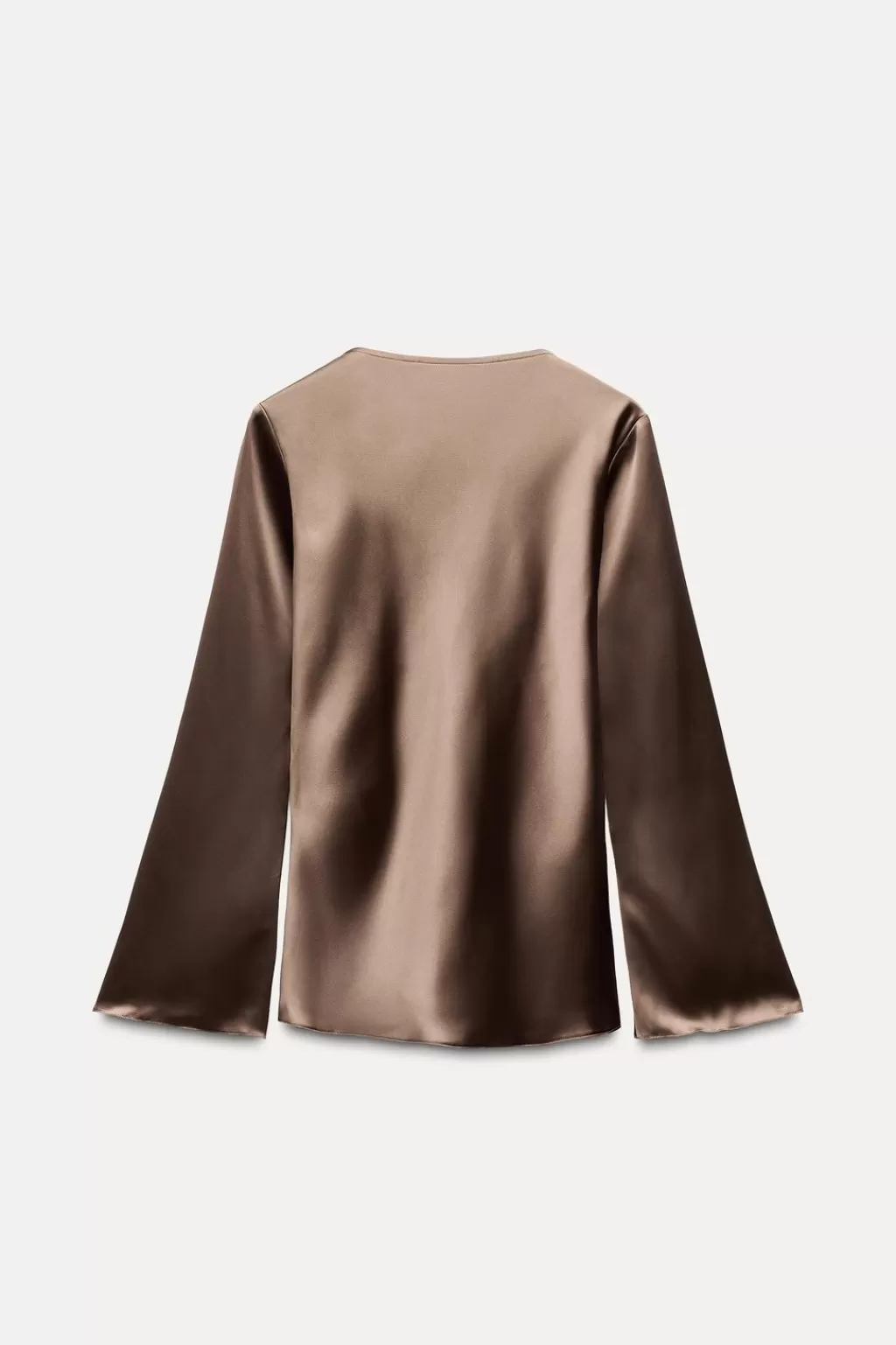 ZARA CAMISA SATINADA LAZADA<Mujer Camisas / Blusas