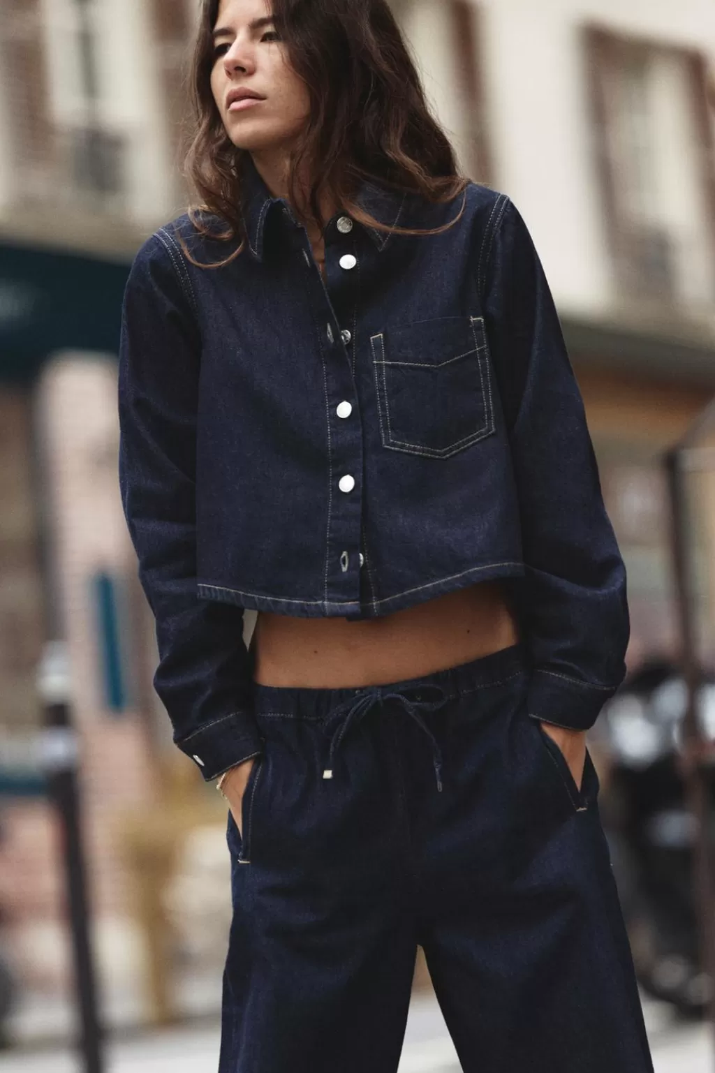 ZARA CAMISA Z1975 DENIM<Mujer Camisas / Blusas