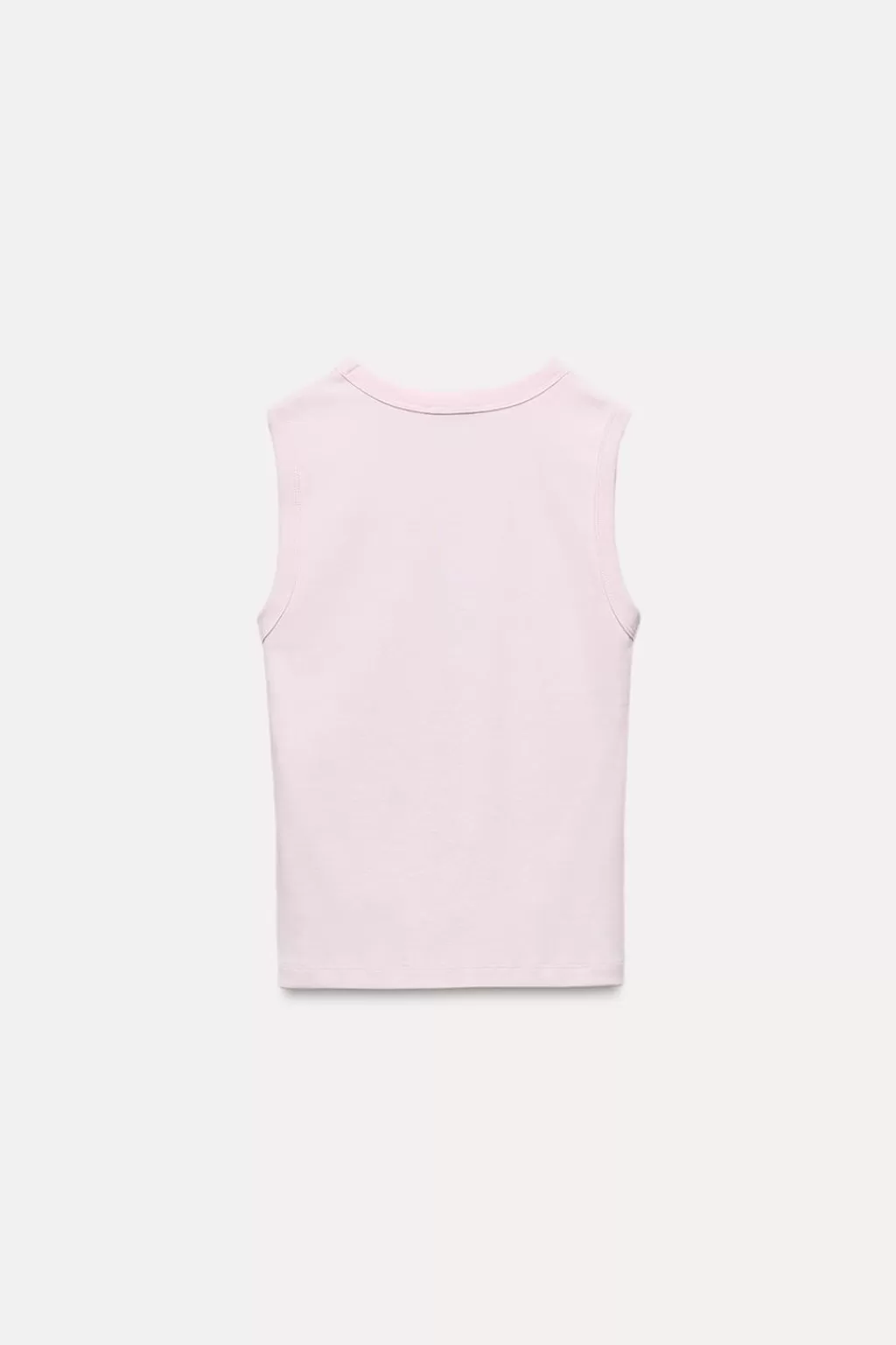 ZARA CAMISETA ALGODÓN ESCOTE PICO<Mujer Sudaderas / Joggers