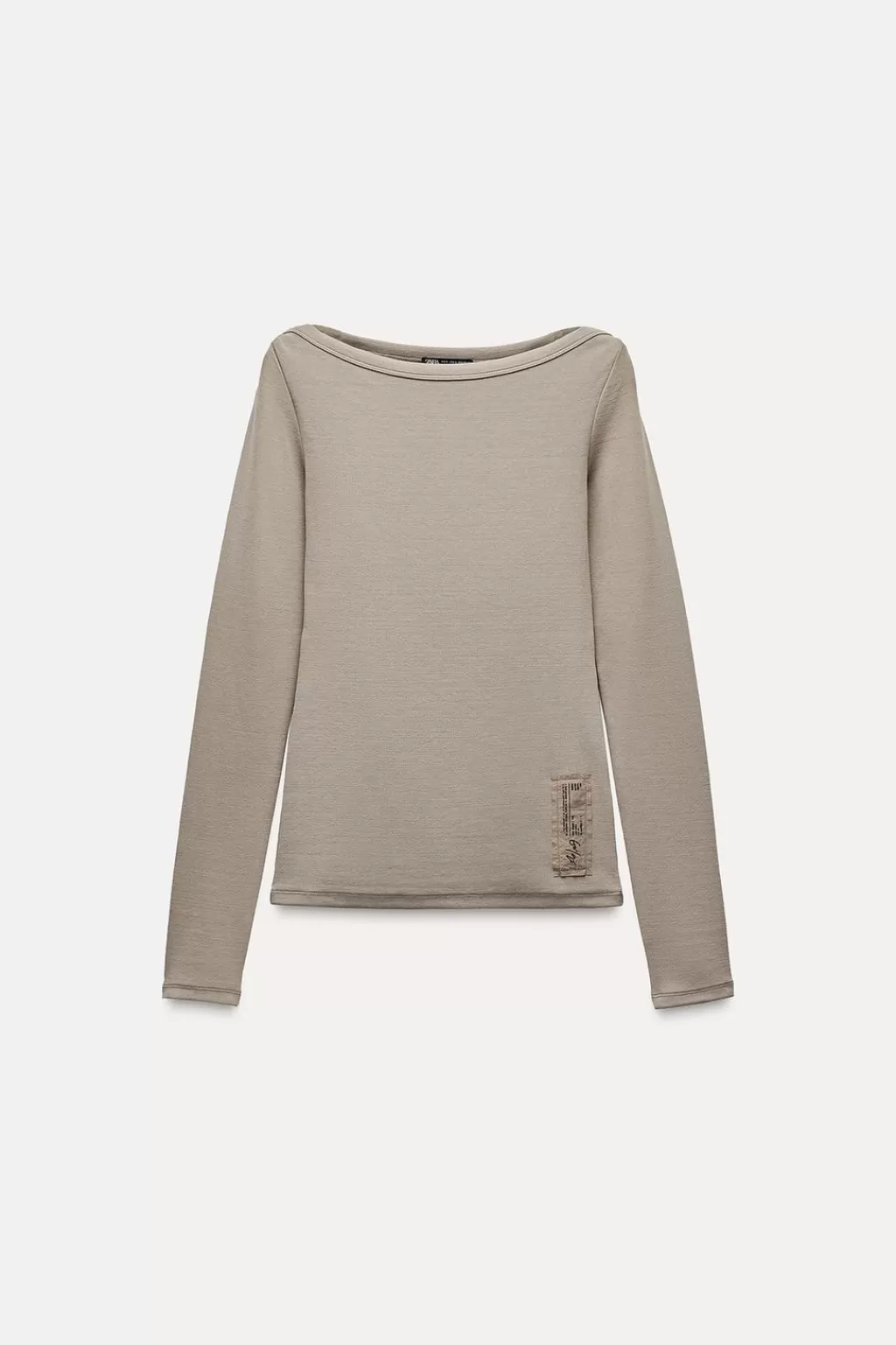 ZARA CAMISETA ETIQUETA<Mujer Sudaderas / Joggers