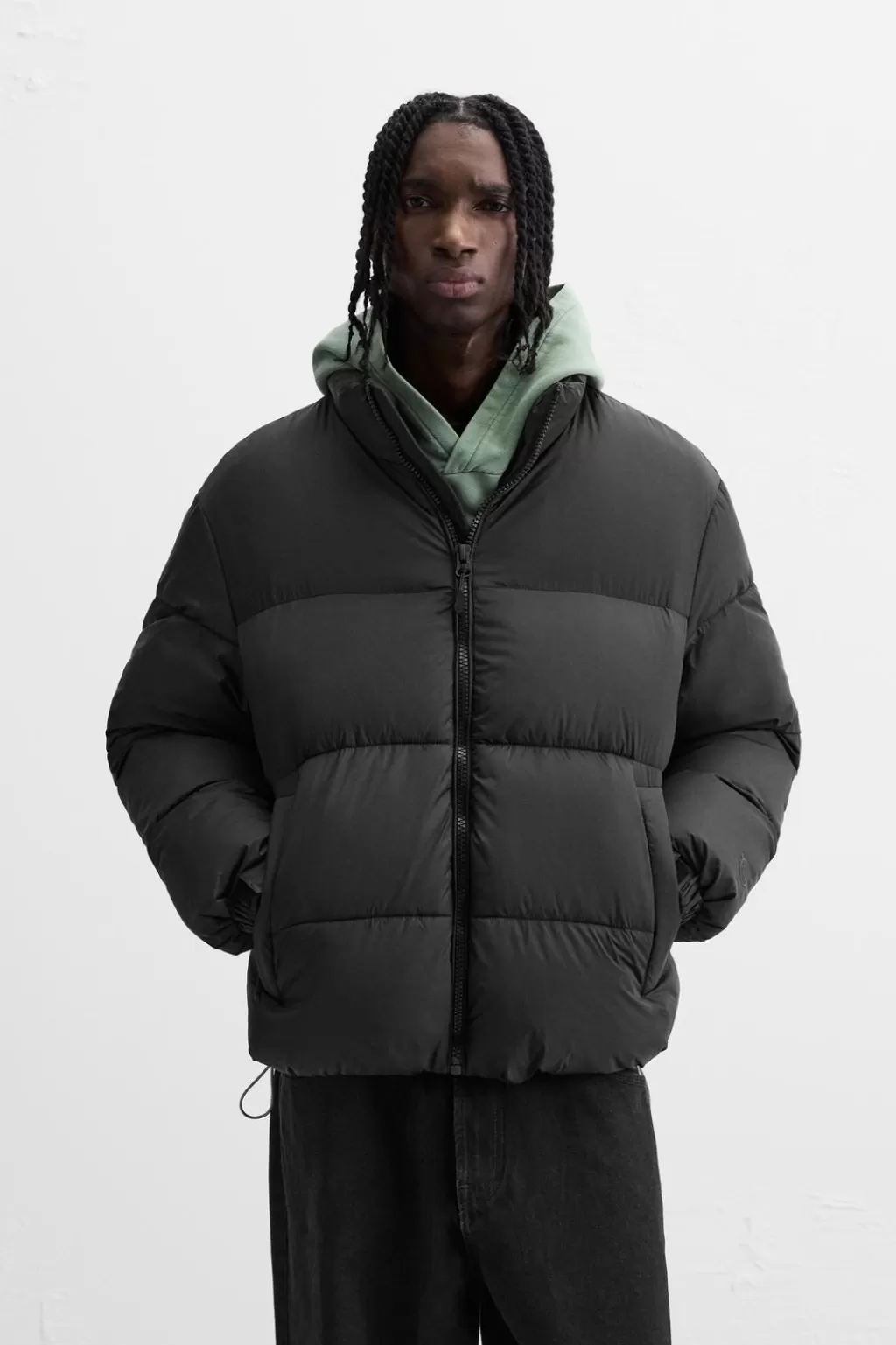 ZARA CAZADORA ACOLCHADA COLOR BLOCK<Hombre Plumíferos