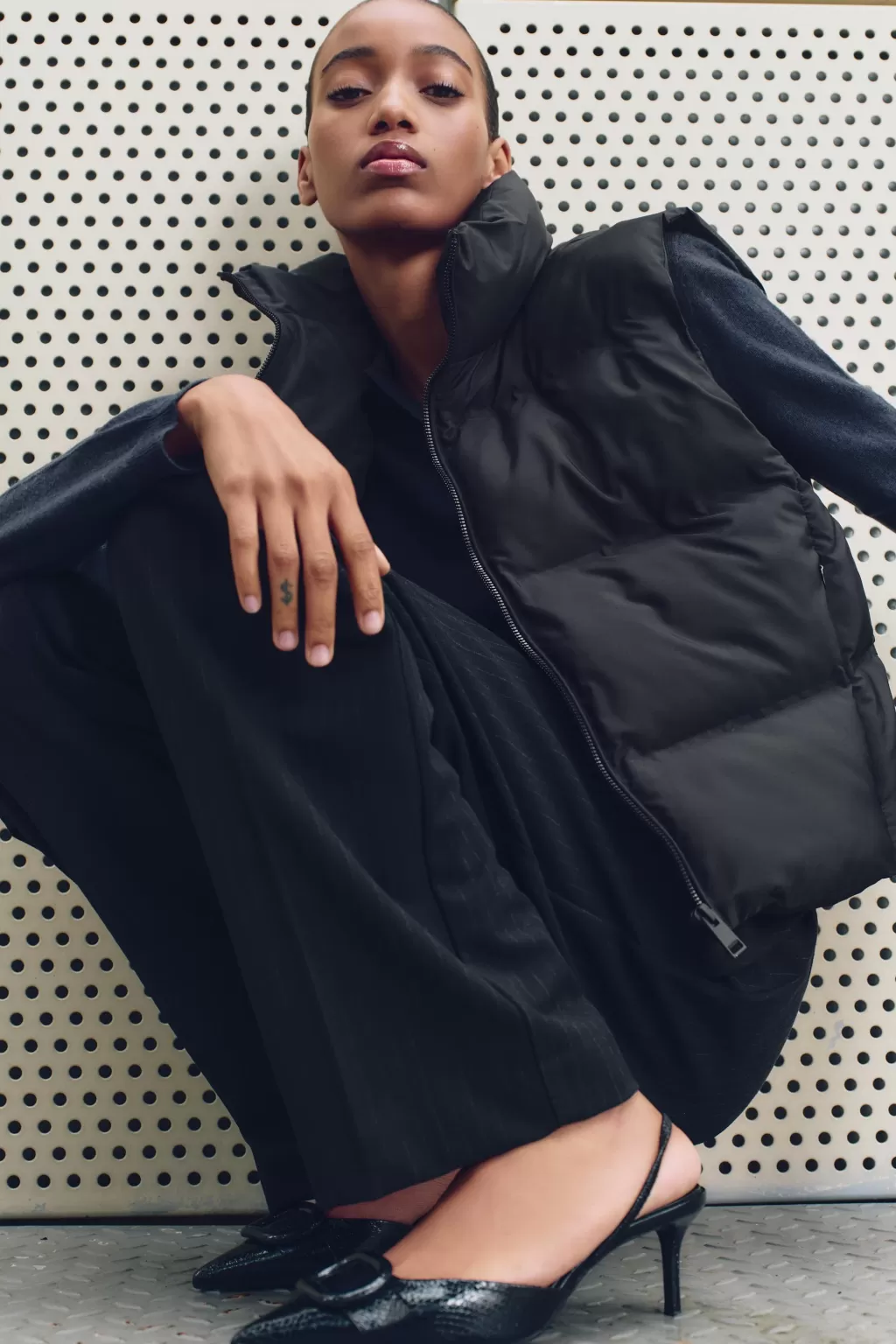 ZARA CHALECO ACOLCHADO WATER REPELLENT WINDPROOF<Mujer Abrigos / Anoraks