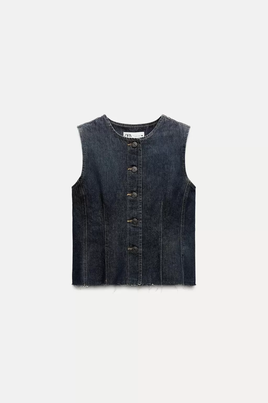 ZARA CHALECO DENIM ZW COLLECTION<Mujer Tops / Bodies