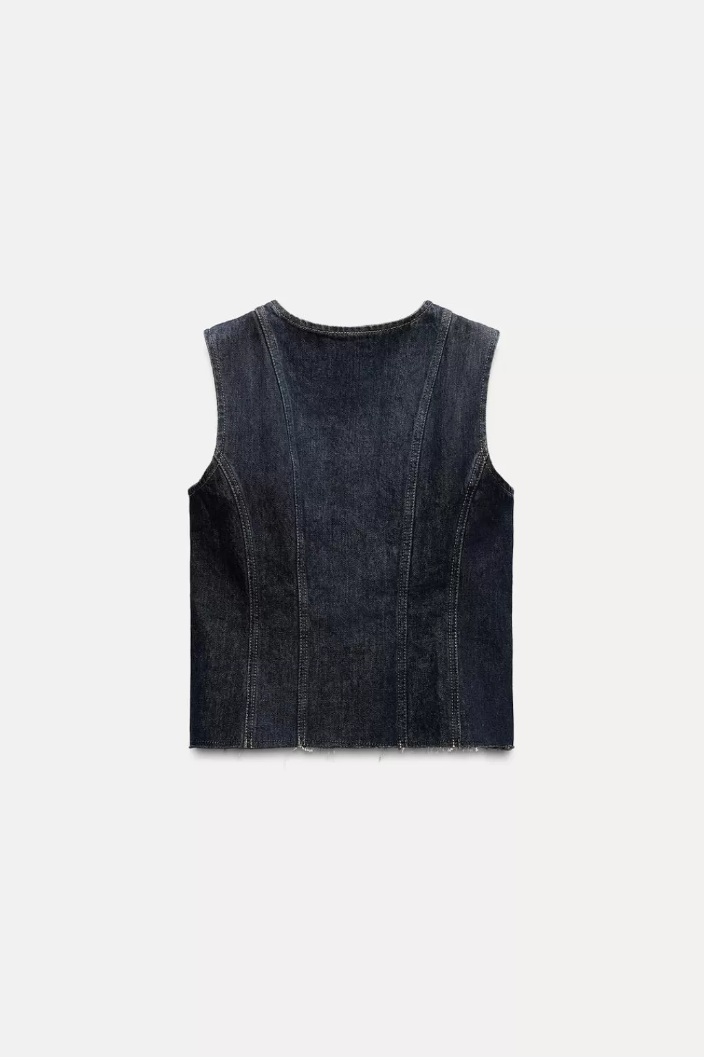 ZARA CHALECO DENIM ZW COLLECTION<Mujer Tops / Bodies