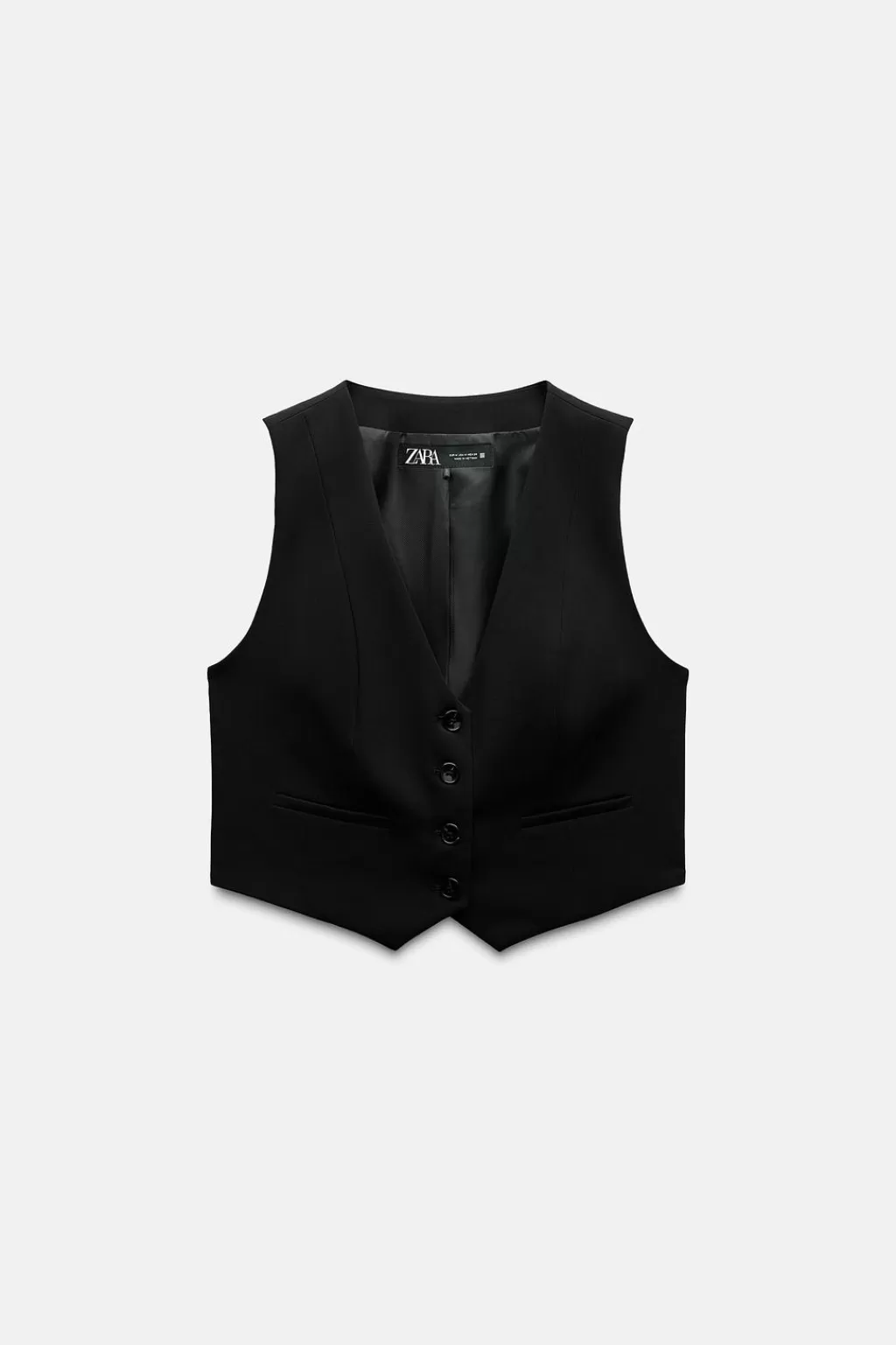 ZARA CHALECO SASTRE<Mujer Blazers / Chalecos