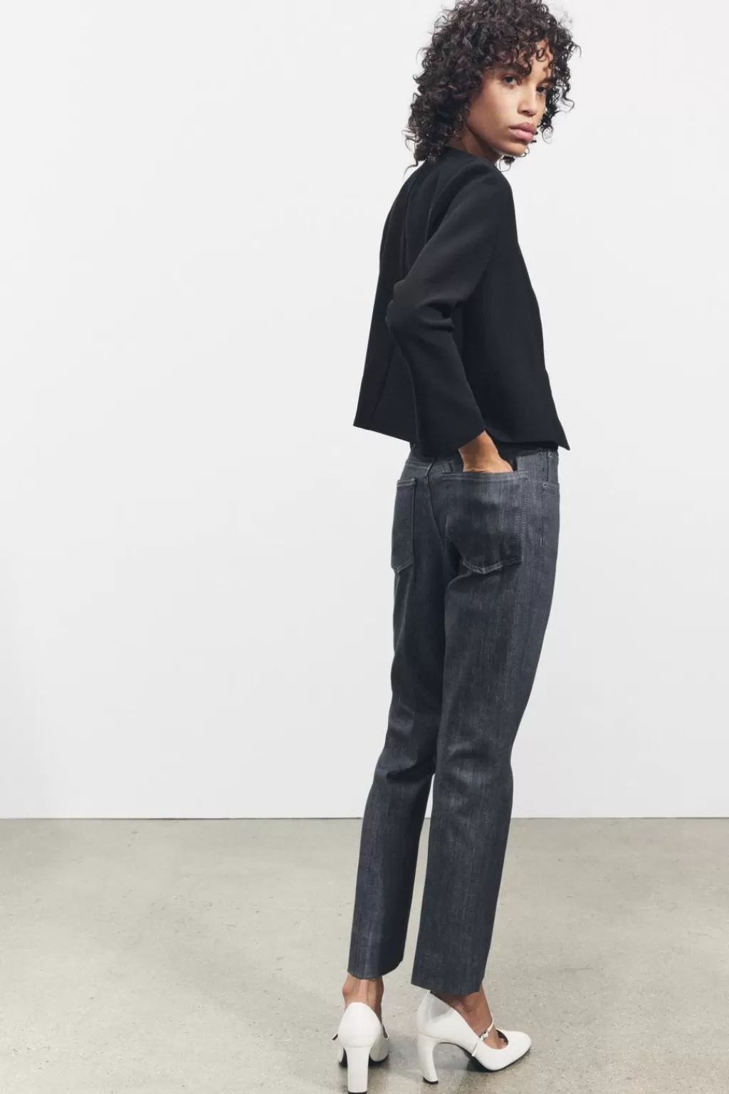 ZARA CHAQUETA BOTONES ZW COLLECTION<Mujer Chaquetas / Cazadoras | Blazers / Chalecos