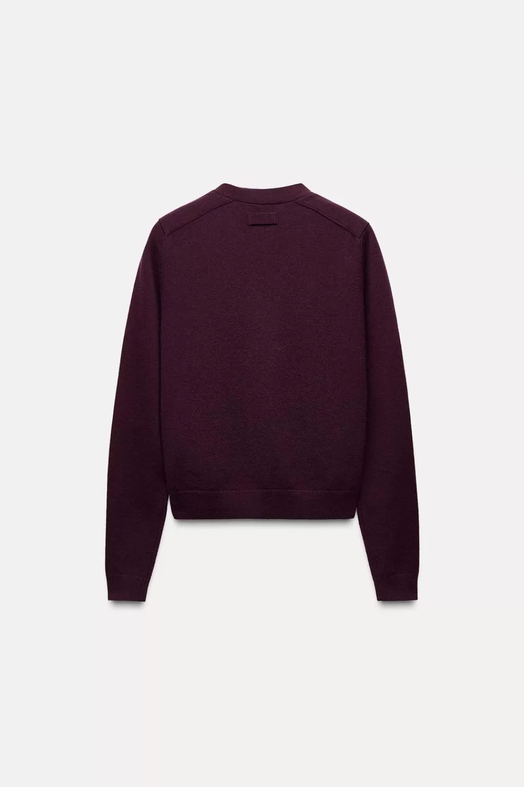 ZARA CHAQUETA BÁSICA 100% LANA<Mujer Cárdigan / Jerséis | Punto