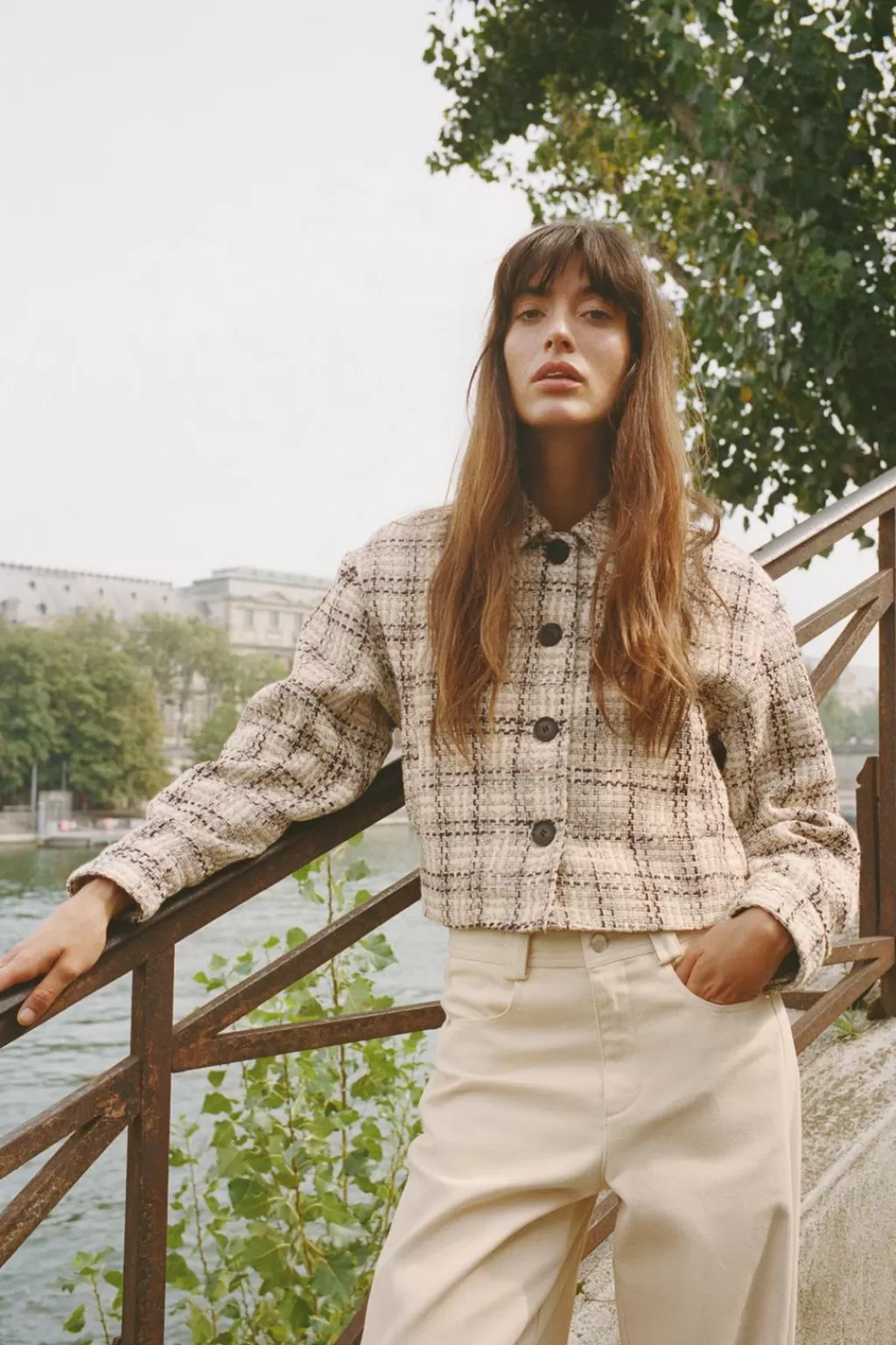 ZARA CHAQUETA CORTA ESTRUCTURA<Mujer Chaquetas / Cazadoras | Blazers / Chalecos