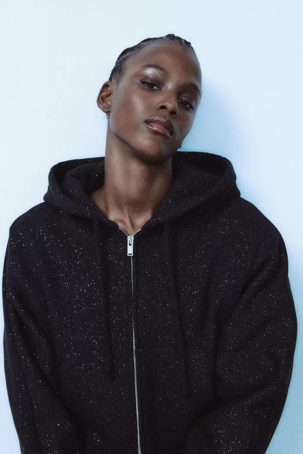 ZARA CHAQUETA GLITTER<Mujer Chaquetas / Cazadoras | Sudaderas / Joggers