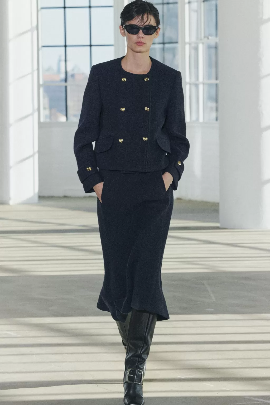 ZARA CHAQUETA MEZCLA LANA BOTONES ZW COLLECTION<Mujer Chaquetas / Cazadoras