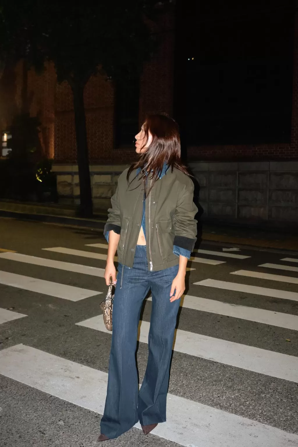 ZARA CHAQUETA PUÑOS CONTRASTE ZW COLLECTION<Mujer Chaquetas / Cazadoras