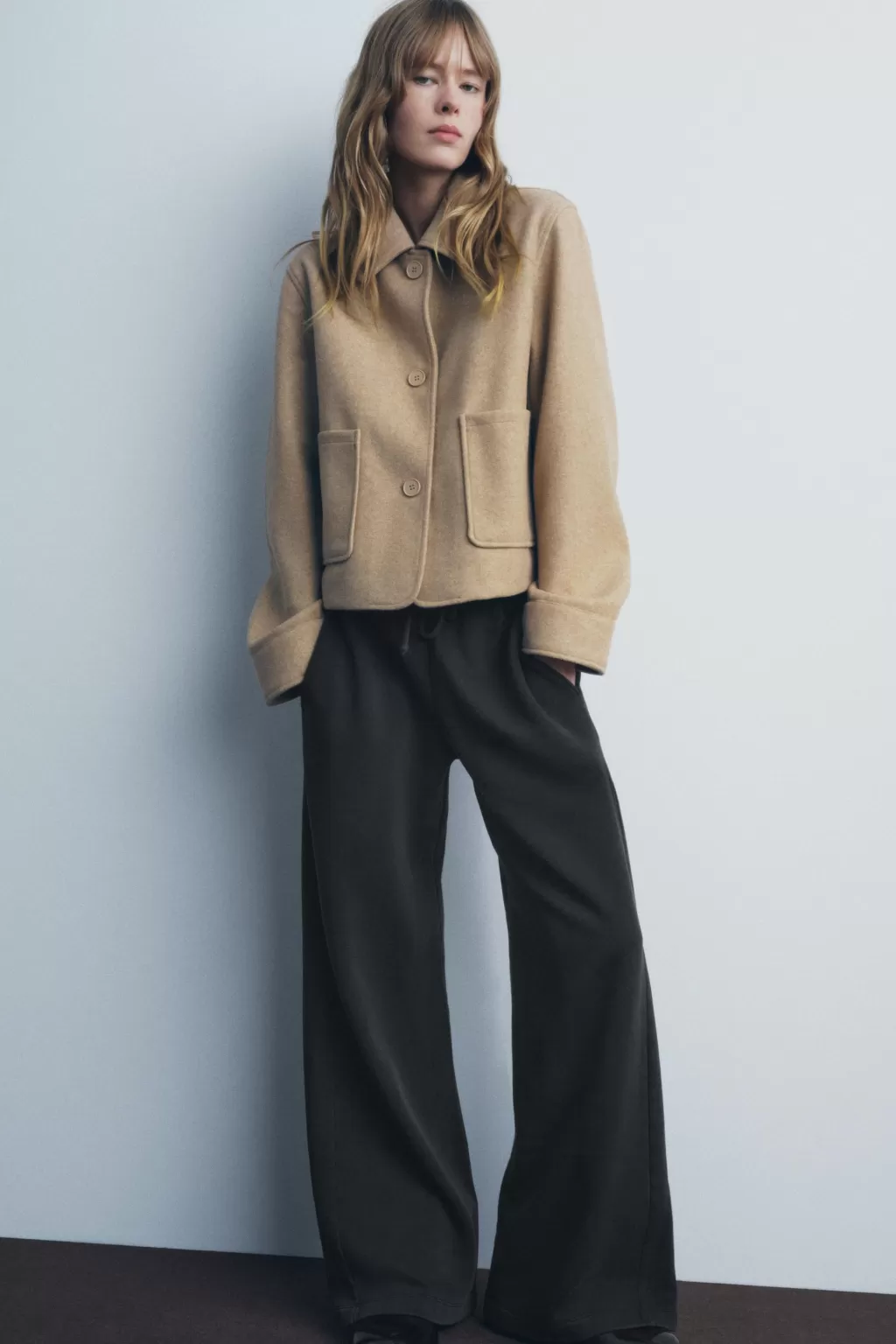 ZARA CHAQUETA SOFT BOLSILLOS<Mujer Chaquetas / Cazadoras