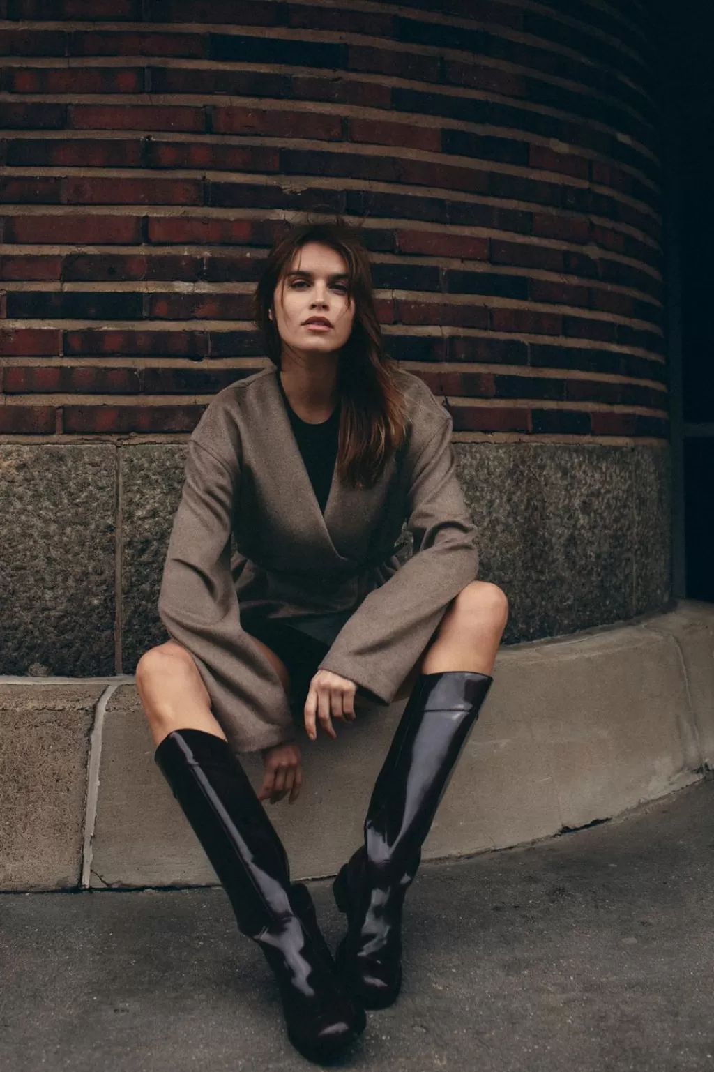 ZARA CHAQUETA SOFT CINTURÓN<Mujer Chaquetas / Cazadoras
